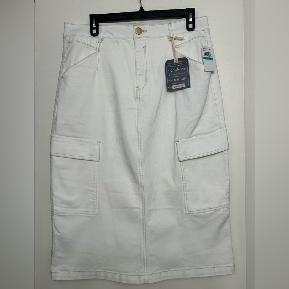Democracy Ab Solution Skyrise V Pocket Skirt With Angled Cargo Pockets SZ 16 NW